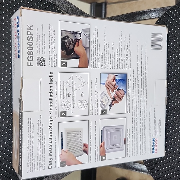 BROAN NUTONE FG800SPK LED GRILL and SPEAKER - Picture 4 of 5